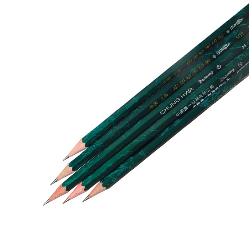 上海中华牌hb小学生用素描笔绘图考试101专用幼儿无毒铅笔